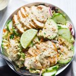 Avocado-Chicken-Salad-with-Peanut-Dressing